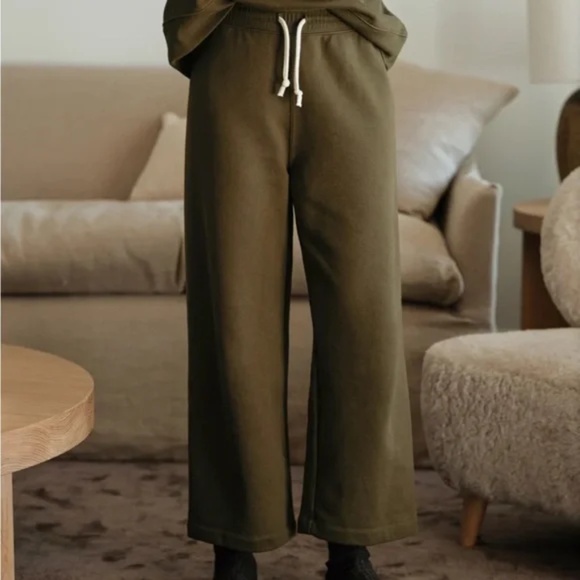 Jenni Kayne Marina Sweatpants in Army Size S NWT - Picture 1 of 11